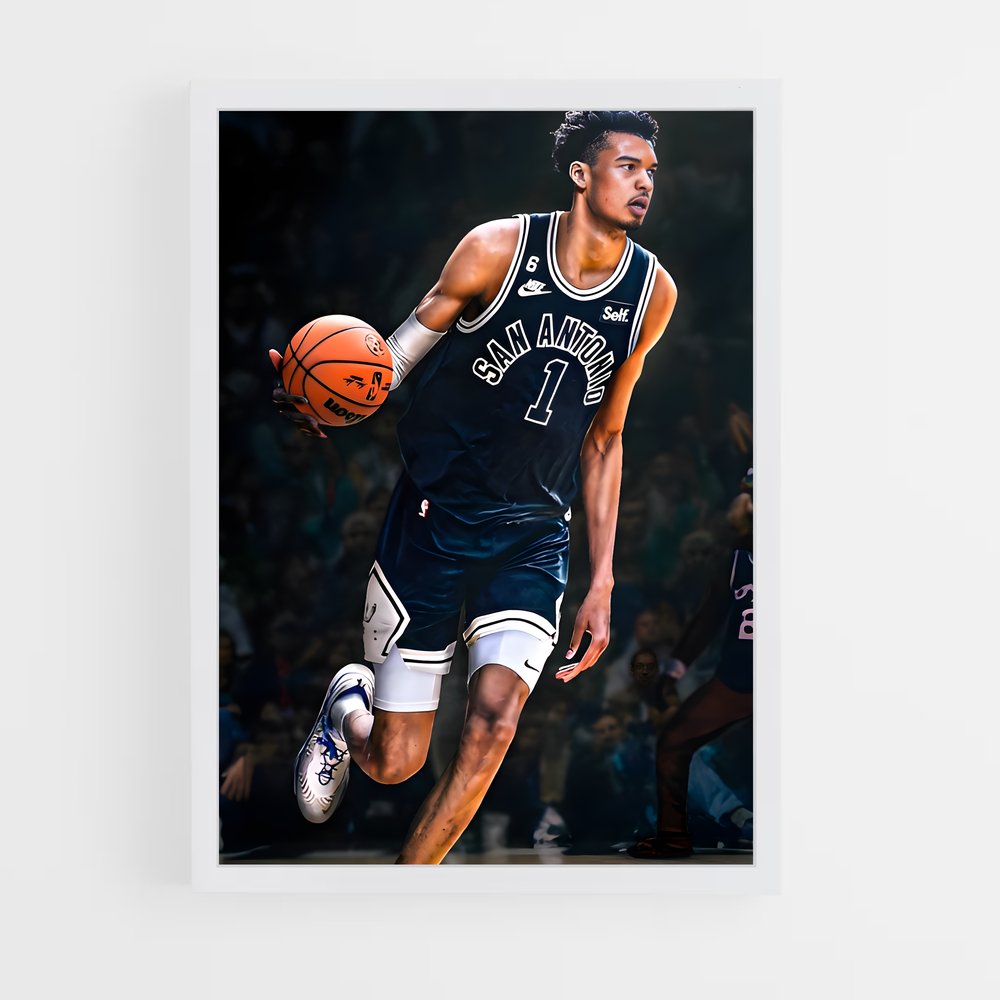 Poster Spurs Legend – affiche Basketball (vue 3)